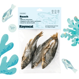 Raymeal - Suszona Płoć naturalny gryzak rybny dla psa 3 szt.
