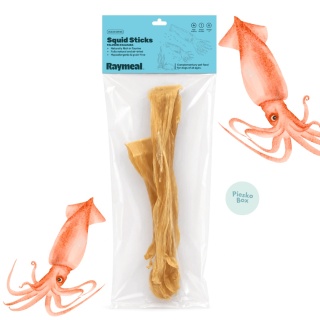 Raymeal - Suszone Paluszki z kalmara dla psa 2 szt.