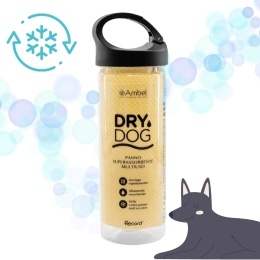 Record Dry Dog Towel żółty ręcznik chłodzący dla psa 66 × 43cm