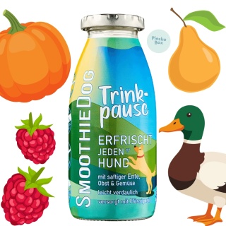 SmoothieDog - smoothie dla psa kaczka z warzywami 250ml