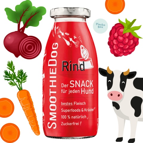SmoothieDog smoothie dla psa wołowina z warzywami 250 ml dostępne w sklepie PieskoBox