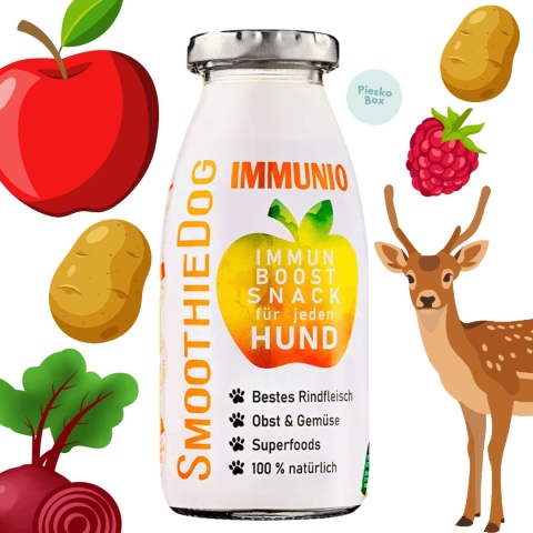 SmoothieDog smoothie dla psa wspierające układ odpornościowy 250 ml dostępne w sklepie PieskoBox