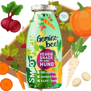 SmoothieDog - vege smoothie dla psa warzywa z ziołami 250ml