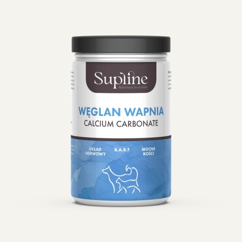 supline węglan wapnia dla psa 300g suplement wapnia