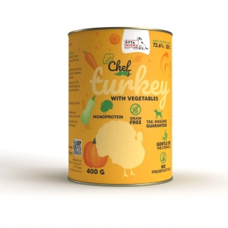 Syta Micha Mokra karma dla psa Indyk z warzywami 400g