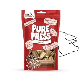 Syta Micha smaczki dla psa wieprzowina Pure Press 150 g kruche różne wielkości