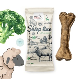 Syta Micha Sheep Line kość do żucia owca z brokułem 12 cm w sklepie PieskoBox
