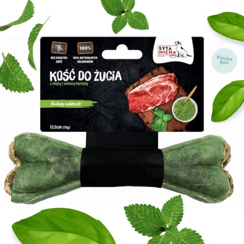 Syta Micha kość do żucia dla psa na świeży oddech 13,5 cm w sklepie PieskoBox