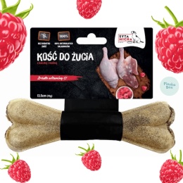 Syta Micha kość do żucia kaczka z malinami 13,5 cm w sklepie PieskoBox