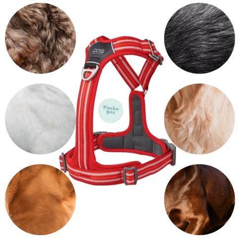 Szelki dla psa DOG Copenhagen Comfort Walk AIR 3.0 czerwone - pieskobox