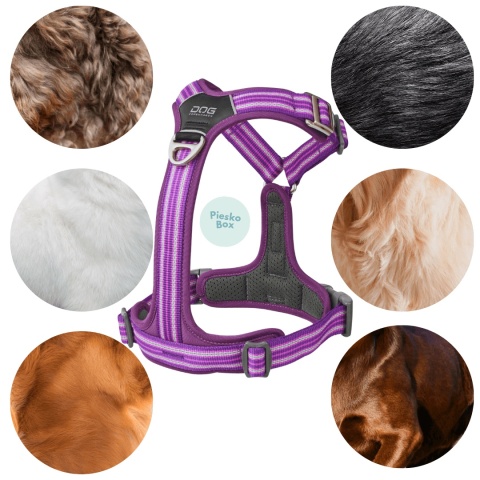 Szelki dla psa DOG Copenhagen Comfort Walk AIR 3.0 fioletowe - pieskobox