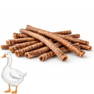 Tchawice z Gęsi dla psa 200g – naturalny delikatny gryzak