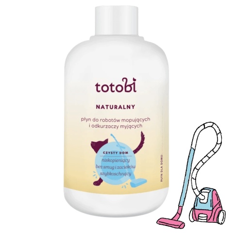 totobi naturalny płyn do robotów mopujących 500 ml bezpieczny dla zwierząt