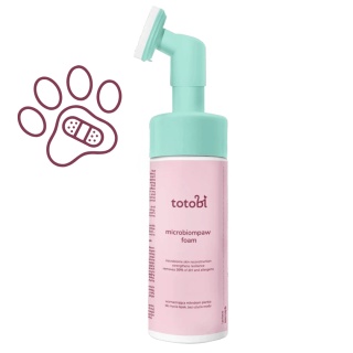 Totobi - Wzmacniająca mikrobiom pianka do mycia łapek dla psa 200 ml