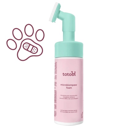 Totobi - Wzmacniająca mikrobiom pianka do mycia łapek dla psa 200 ml