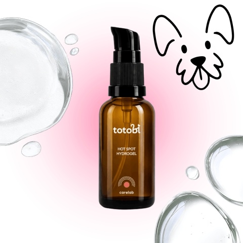 Totobi carelab Hot Spot Hydrogel 30ml łagodzący hydrożel na podrażnienia skóry psa i kota