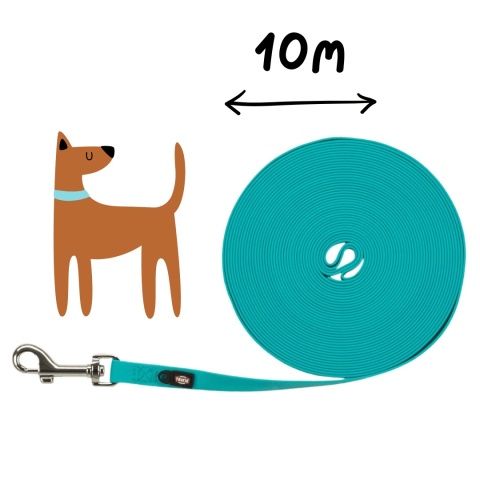 Trixie Easy Life smycz treningowa dla psa 10 m 13 mm morski błękit pieskobox