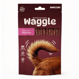 Waggle Wieprzowe 60 g miękki kabanos z wieprzowiny dla psa