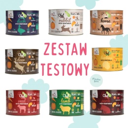 syta micha zestaw testowy karma mokra dla psa 8x200 g smaki