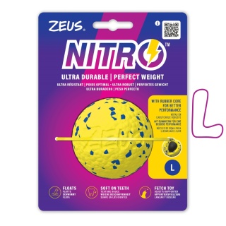 Zeus - Nitro elastyczna piłka dla psa L (7,6cm)