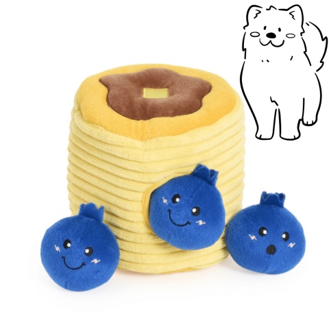 ZippyPaws Burrow Naleśniki z Borówkami interaktywna zabawka węchowa dla psa