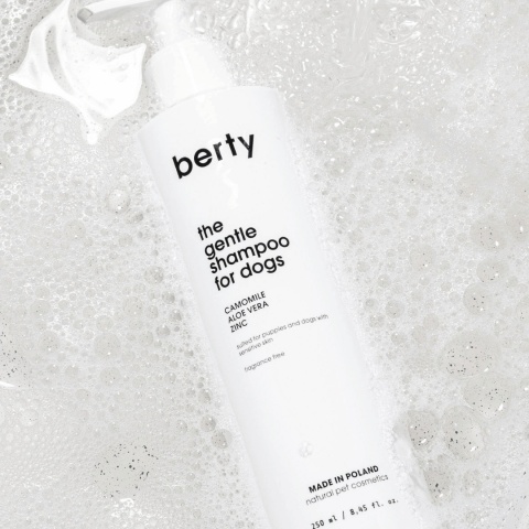 Berty Delikatny Szampon dla Szczeniąt i Psów z Wrażliwą Skórą 250ml