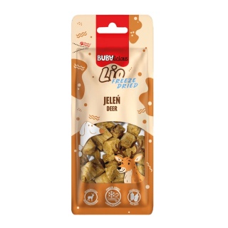 BUBAlicious LIO Jeleń 35g - liofilizowane przysmaki dla psa