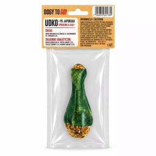 DOGY TO GO! Udko po Japońsku - gryzak ze skóry wołowej ze spiruliną dla psa 1szt