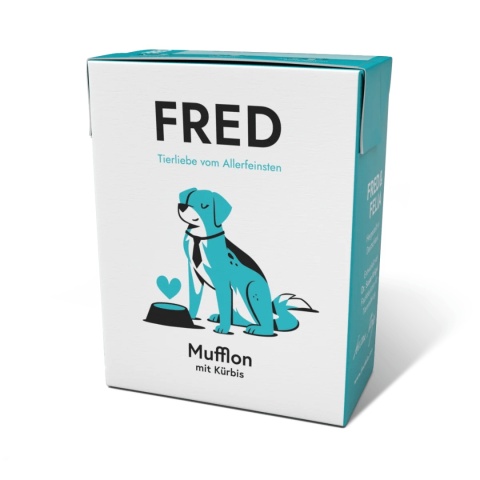 FRED Muflon z Dynią - monobiałkowa karma mokra z muflonem dla psa 390g