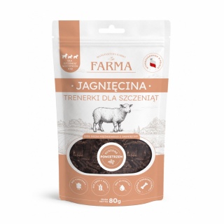 Farma Trenerki dla Szczeniąt z Jagnięciny 80g