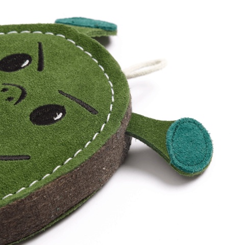 Green & Wild's Odie the Ogre - wytrzymała zabawka z filcu i zamszu do gryzienia dla psa