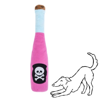 ZippyPaws - duża piszcząca Butelka z Miksturą dla psa