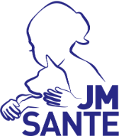 Logo marki JM Sante Pharma – produkty do pielęgnacji i ochrony psów 